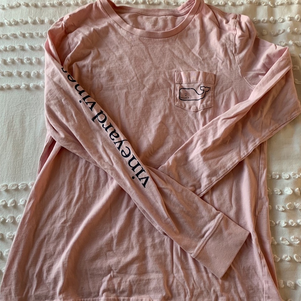 Pink Vineyard Vines long sleeve